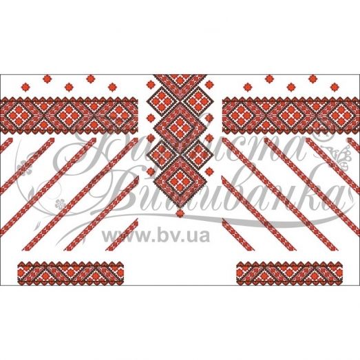 БЖд-074 (белая). Заготовка женской сорочки. Барвиста Вишиванка