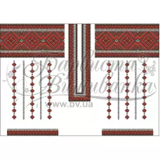 БЖ-075 Заготовка женской сорочки. Барвиста Вишиванка