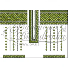 БЖд-076 (белая). Заготовка женской сорочки. Барвиста Вишиванка