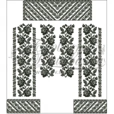БЖд-081 (белая). Заготовка женской сорочки. Барвиста Вишиванка