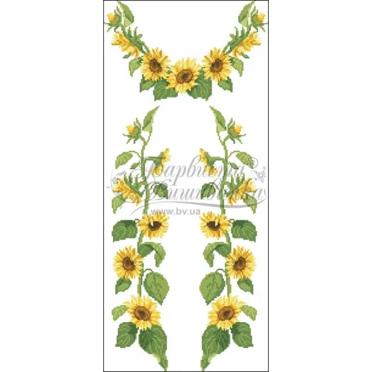 БЖ-084 Заготовка женской сорочки. Барвиста Вишиванка