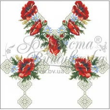 БЖд-086 (белая). Заготовка женской сорочки. Барвиста Вишиванка