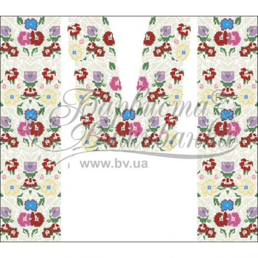БЖ-090 Заготовка женской сорочки. Барвиста Вишиванка