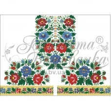 БЖд-092 (белая). Заготовка женской сорочки. Барвиста Вишиванка