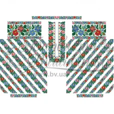 БЖд-095 (белая). Заготовка женской сорочки. Барвиста Вишиванка