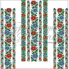 БЖд-097 (белая). Заготовка женской сорочки. Барвиста Вишиванка