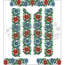 БЖд-098 (белая). Заготовка женской сорочки. Барвиста Вишиванка