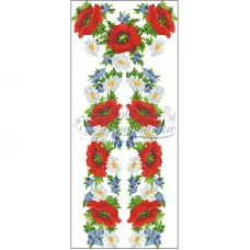 БЖд-102 (белая). Заготовка женской сорочки. Барвиста Вишиванка