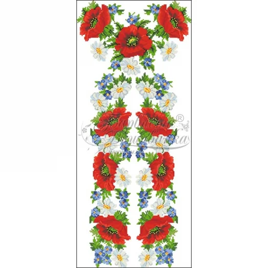 БЖд-102 (белая). Заготовка женской сорочки. Барвиста Вишиванка