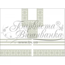 БЖд-106 (белая). Заготовка женской сорочки. Барвиста Вишиванка