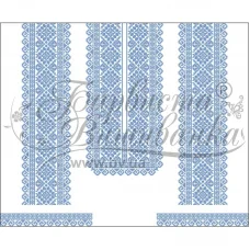 БЖд-110 (белая). Заготовка женской сорочки. Барвиста Вишиванка