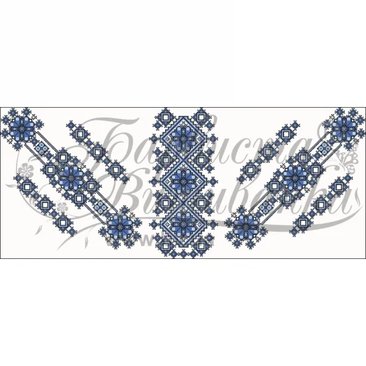 БЖд-481 (белая). Заготовка женской сорочки. Барвиста Вишиванка