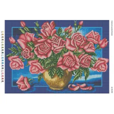 А2Н_032 БК-2002 Розы. Схема для вышивки бисером ТМ Virena