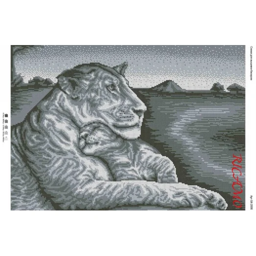 А2Н_035 БК-2006 Мама. Схема для вышивки бисером ТМ Virena