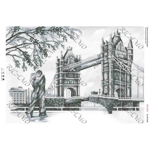 А2Н_008 БК-2028 Лондон. Схема для вышивки бисером ТМ Virena  