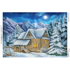А2Н_017 БК-2041 Зимний пейзаж. Схема для вышивки бисером ТМ Virena