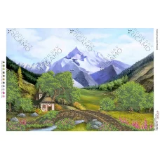 А2Н_044 БК-2044 Альпийский пейзаж. Схема для вышивки бисером ТМ Virena