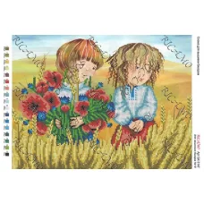 А3Н_024 БК-3147 Друзья. Схема для вышивки бисером ТМ Virena