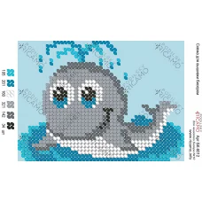 А6Н_005 БК-6012 Кит. Схема для вышивки бисером ТМ Virena  