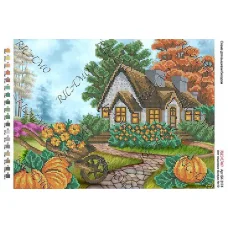 А3Н_033 БК-3174 Усадьба. Схема для вышивки бисером ТМ Virena