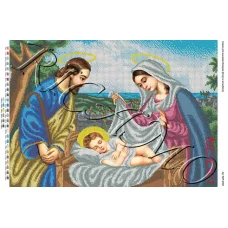 А2Р_050 БКР-2002 Иисус в колыбели. Схема для вышивки бисером ТМ Virena