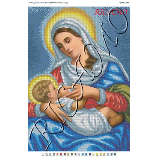 А2Р-009 (БКР-2004) БМ Млекопитательница. Схема для вышивки бисером ТМ Virena