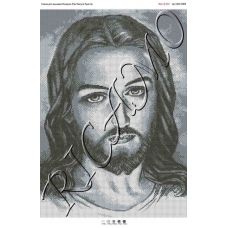 А2Р_010 БКР-2009 Лик Иисуса Христа. Схема для вышивки бисером ТМ Virena
