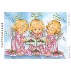 А3Р_049 БКР-3122 Хор ангелочков Схема для вышивки TM Virena