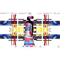 МД-006 Триптих Африканка. Схема для вышивки бисером ТМ Вышиванка