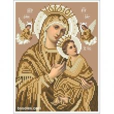 БНП-м-с (набор) Богородица неустанной помощи (маленькая-сепия). БС Солес