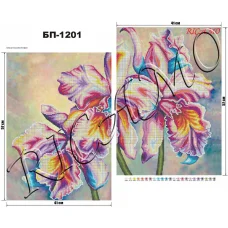 СПД_001 БП-1201 Модульная картина Нежность. Схема для вышивки. TM Virena