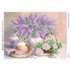 БС-3060 Натюрморт. Схема для вышивки бисером. Сяйво БСР