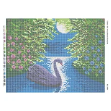 БС-3069 Лебедь. Схема для вышивки бисером. Сяйво БСР