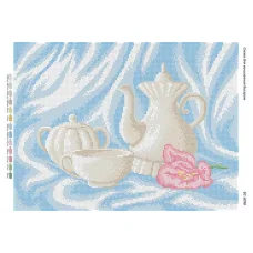 БС-3098 Сервиз. Схема для вышивки бисером. Сяйво БСР