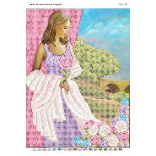 БС-3172 В ожидании. Схема для вышивки бисером. Сяйво БСР