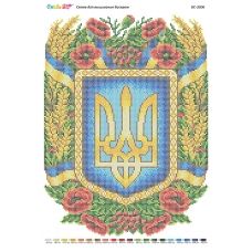 БС-3306 Герб Украины. Схема для вышивки бисером ТМ Сяйво