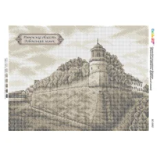 БС-3362 Ровенская область. Дубенский замок Схема для вышивки бисером ТМ Сяйво