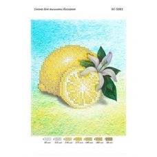 БС-5081 Схема для вышивки Лимон. ТМ Сяйво