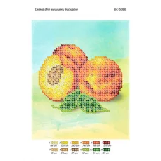 БС-5086 Схема для вышивки Абрикос. ТМ Сяйво