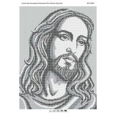 БСР-3046 Лицо Иисуса Христа. Схема для вышивки бисером Сяйво БСР