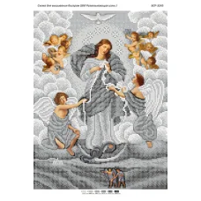 БСР-3245 БМ Развязывающая узлы серебро. Схема для вышивки бисером ТМ Сяйво