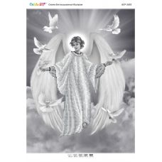 БСР-3301 Ангел с голубями. Схема для вышивки бисером ТМ Сяйво