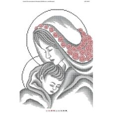 БСР-2015 Мать и дитя. Схема для вышивки бисером ТМ Сяйво