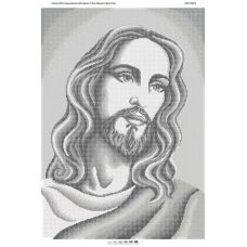 БСР-2023 Иисус. Схема для вышивки бисером ТМ Сяйво