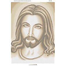 БСР-2029 Иисус. Схема для вышивки бисером ТМ Сяйво