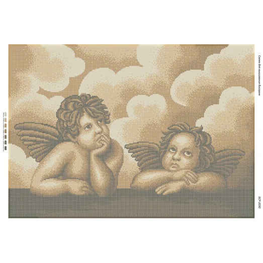 БСР-2030 Ангелочки. Схема для вышивки бисером ТМ Сяйво