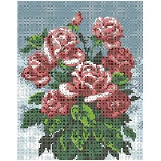 ФПК-4045 Букет бархатных роз. Схема для вышивки бисером Феникс