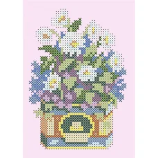 ФЧК-5048 Букет в табакерке. Схема для вышивки бисером Феникс