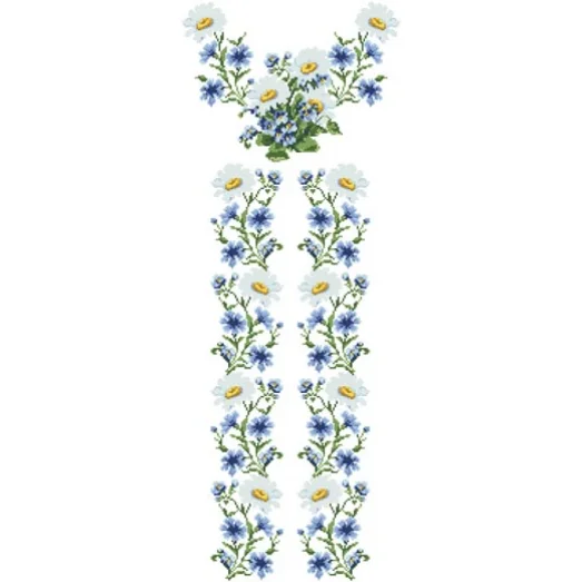 БЖ-019-2 Заготовка женской сорочки. Барвиста Вишиванка