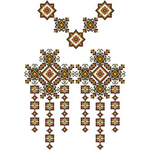 БЖ-045  Заготовка женской сорочки. Барвиста Вишиванка